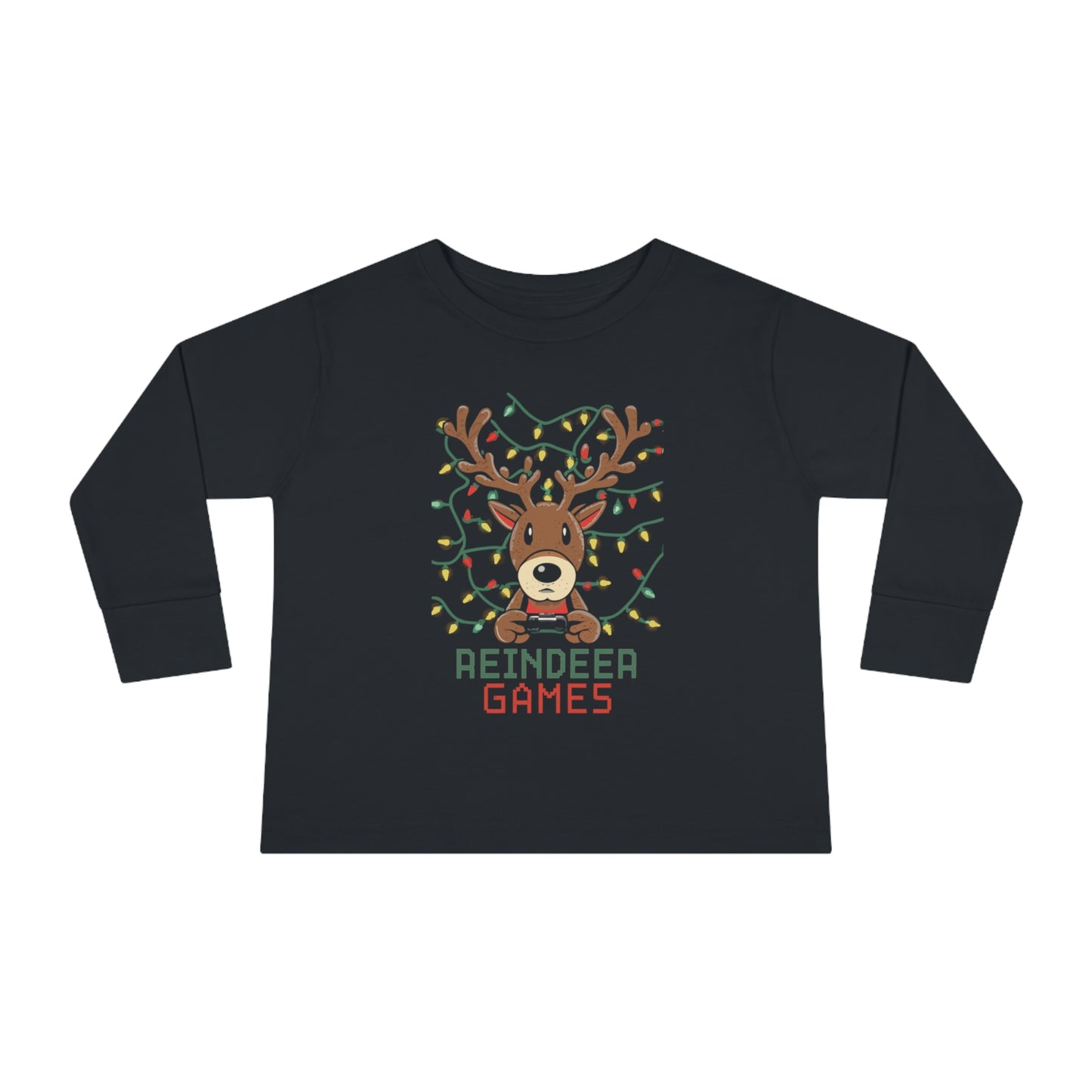 Reindeer Games, Toddler Long Sleeve Tee