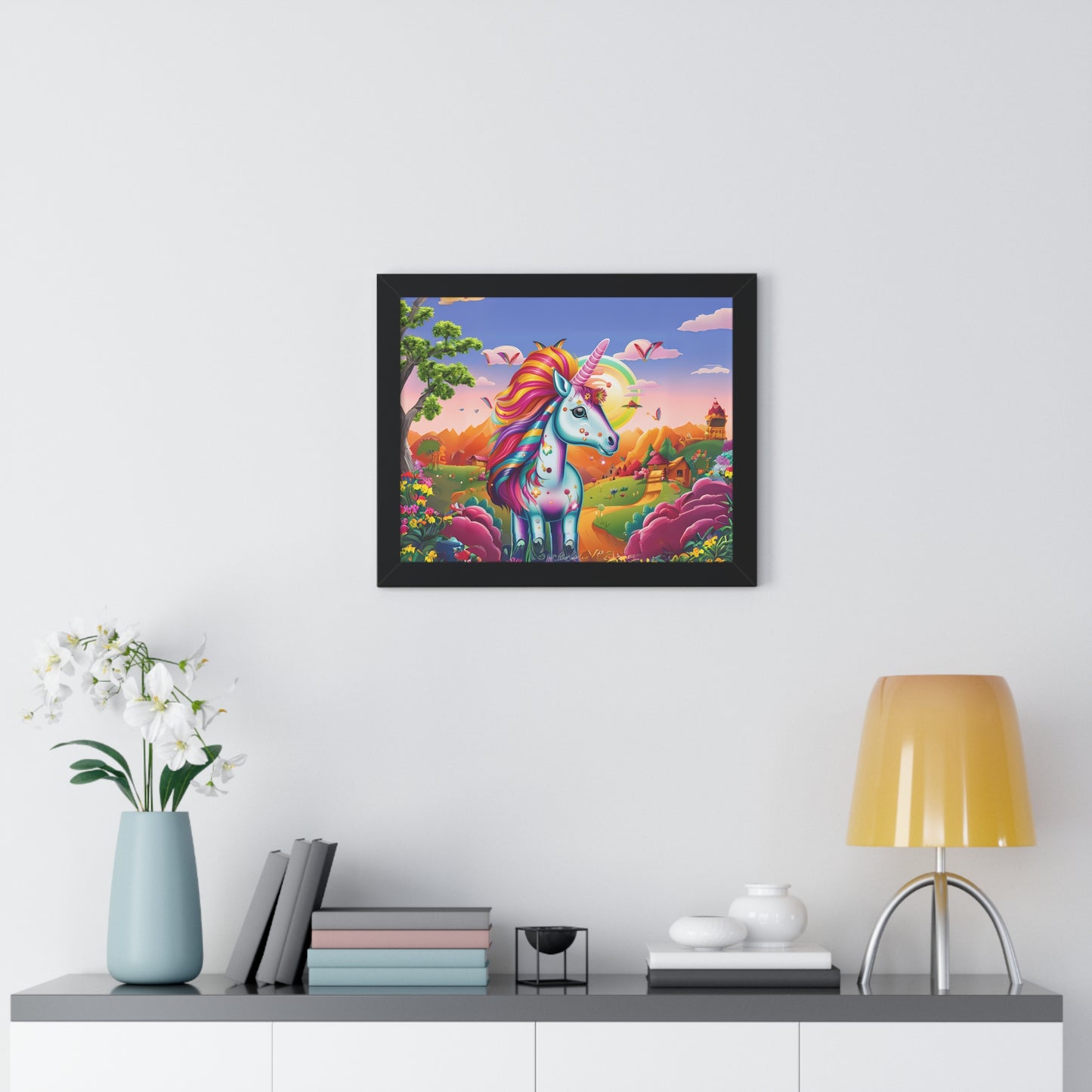 Unicornworld, Framed Poster