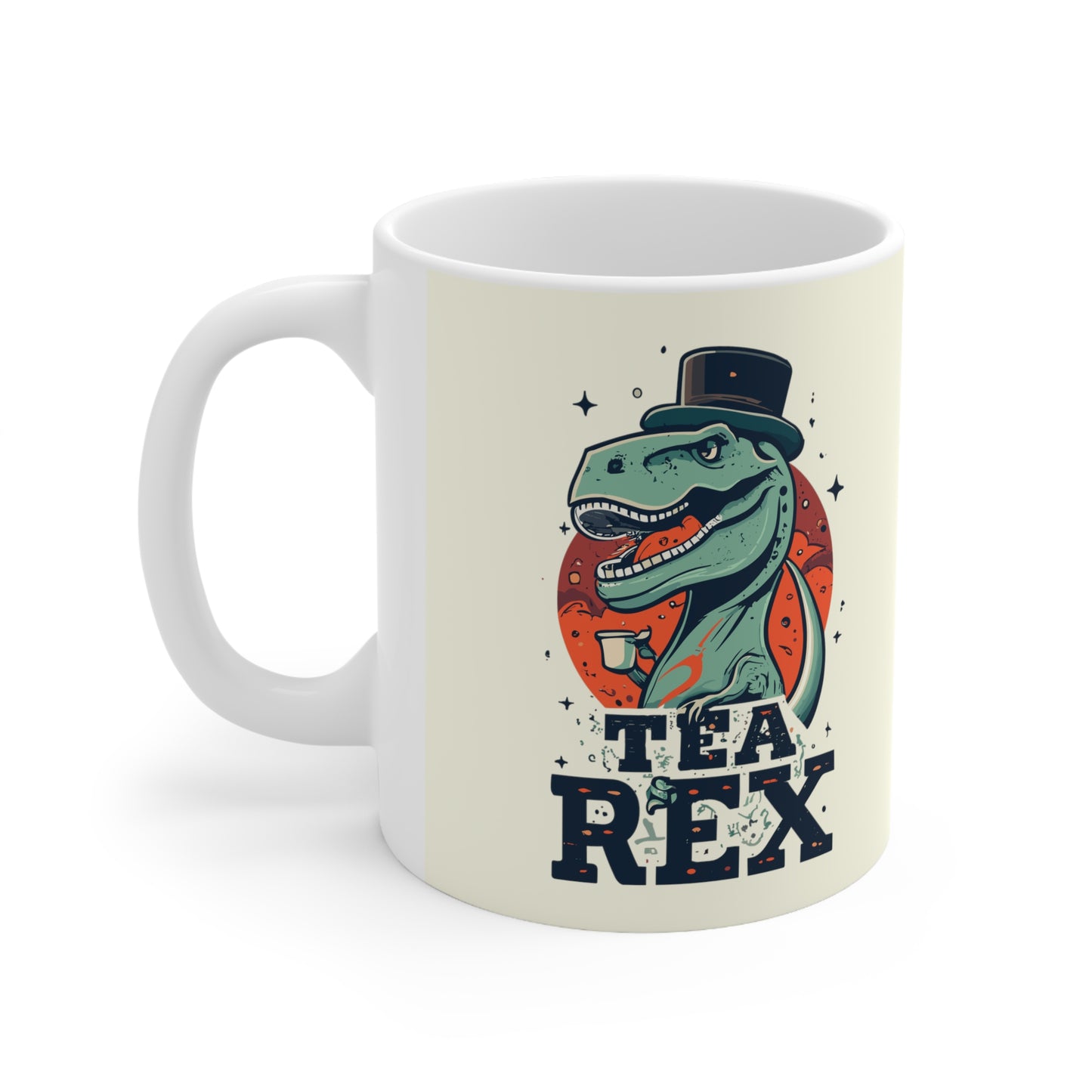 Tea Rex, Ceramic Mug 11oz