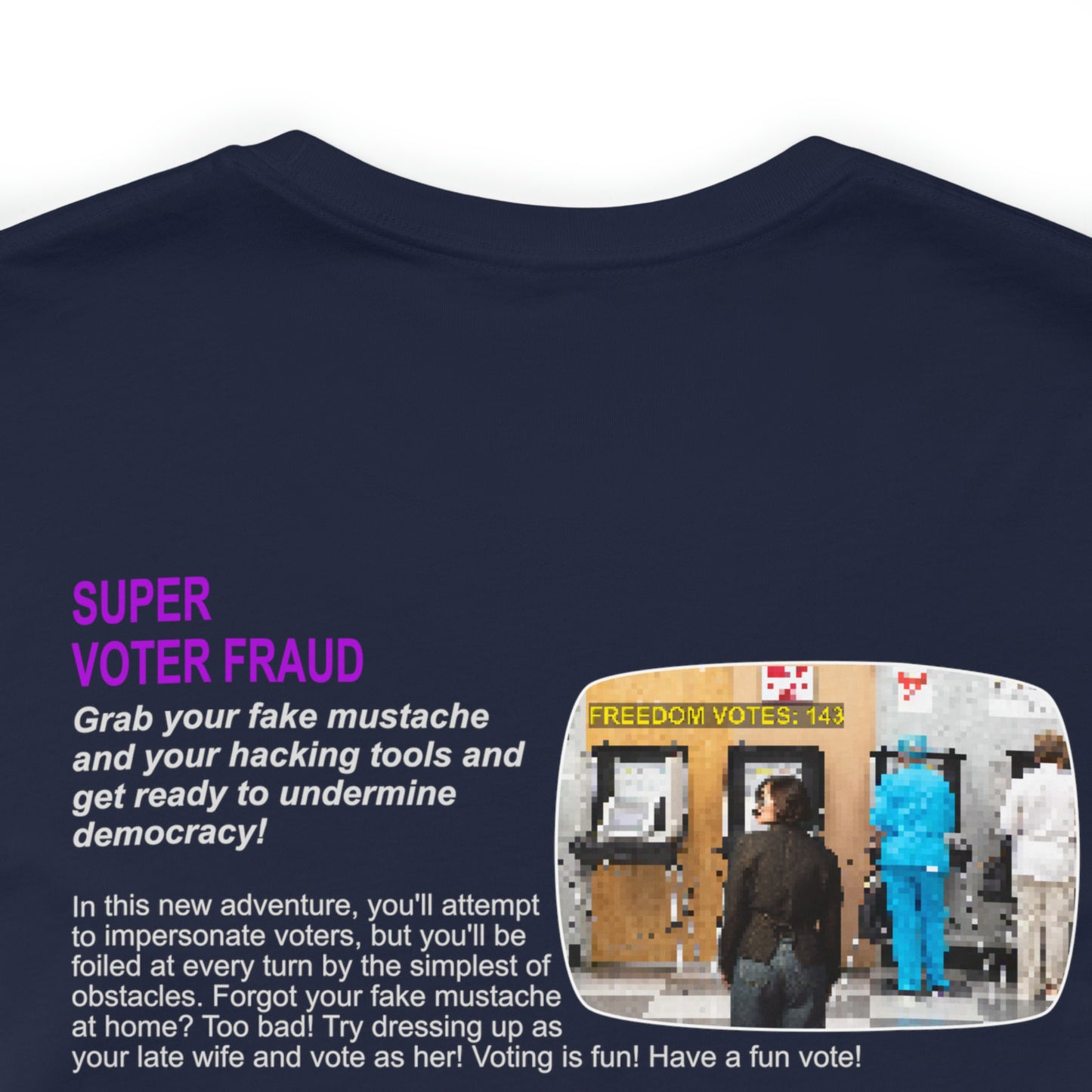 Super Voter Fraud, Classic retro game