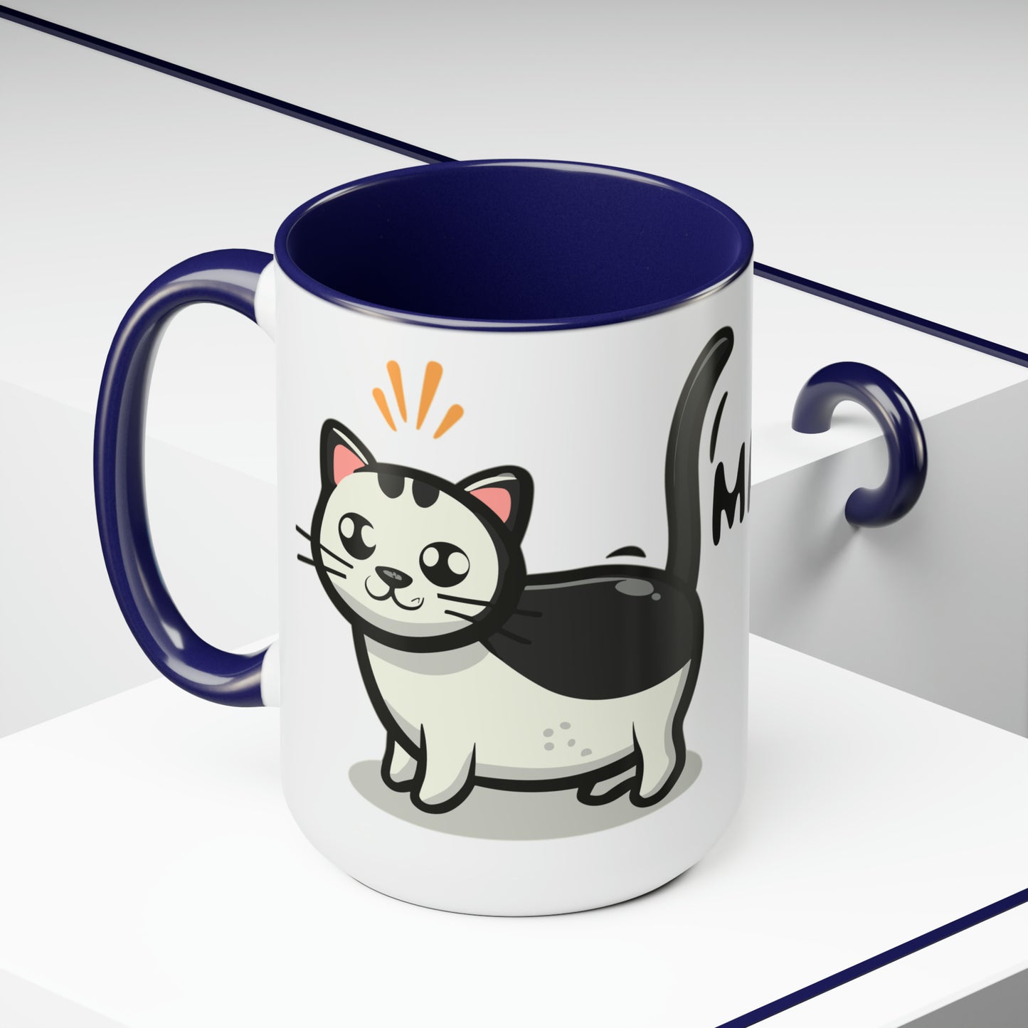 Cordial Kitty, May I Poop Here 15oz Coffee Mug