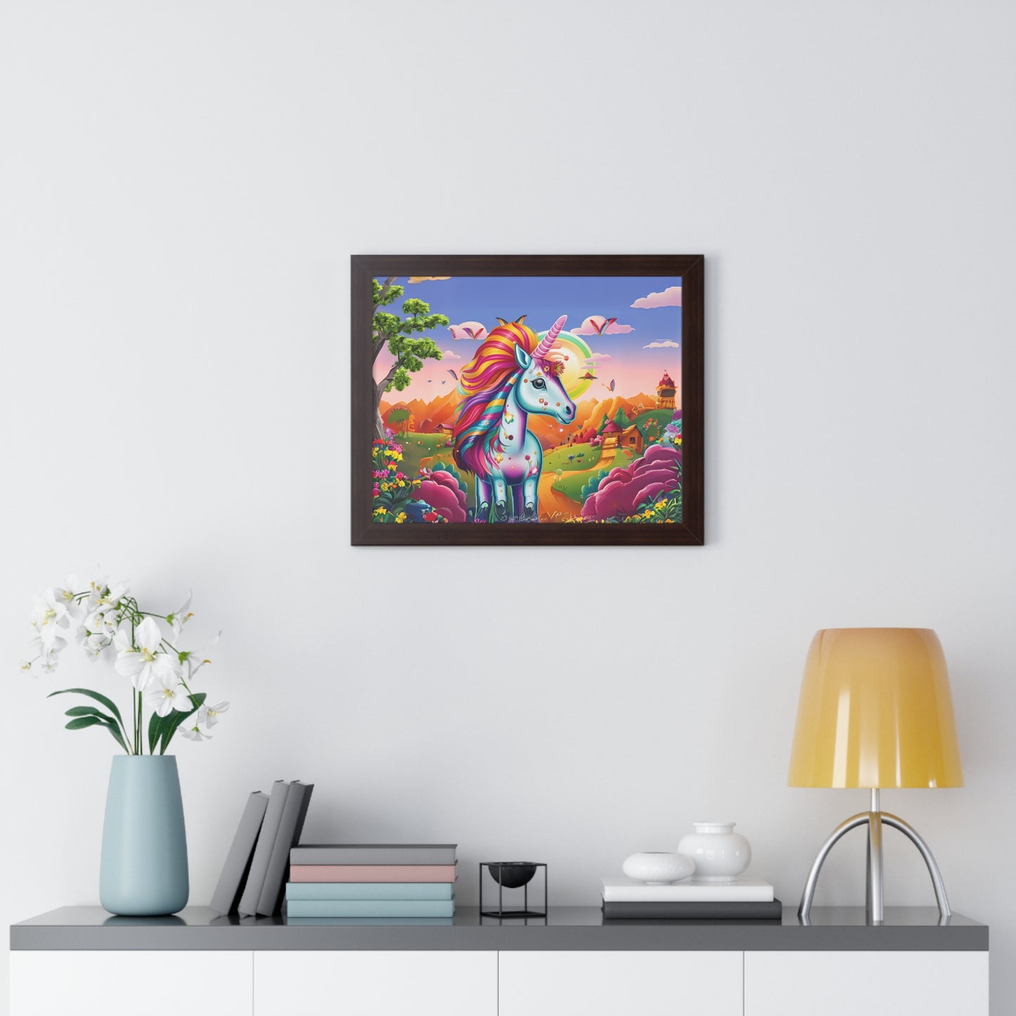 Unicornworld, Framed Poster